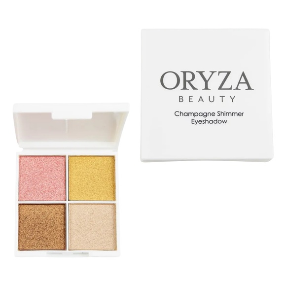 SOLD Oryza Beauty Champagne Shimmer Eyeshadow Quad Palettes New Sealed Lot of 2 - Picture 2 of 5